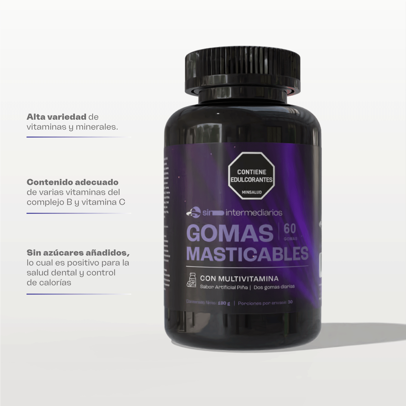 Gomas con Multivitamínicos y Minerales