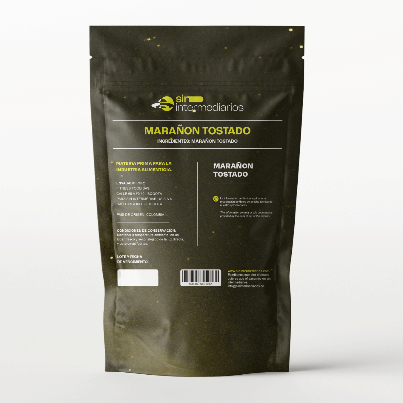 Marañón Tostado - 1 Libra (455g)